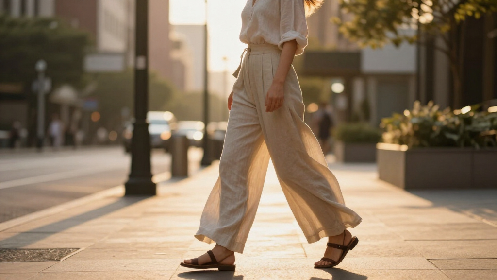 highwaist wideleg pants