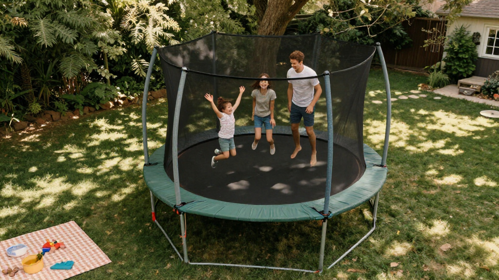 best trampolines with safety enclosures
