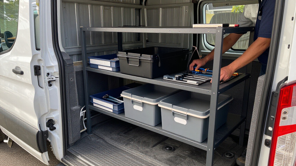 ford transit interior shelving units