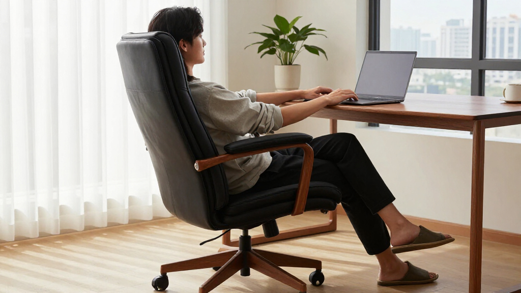 best premium office chair with footrest