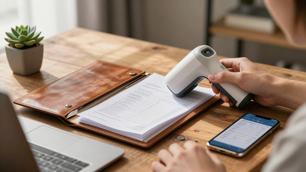 best scanner for digitizing receipts in bound folders