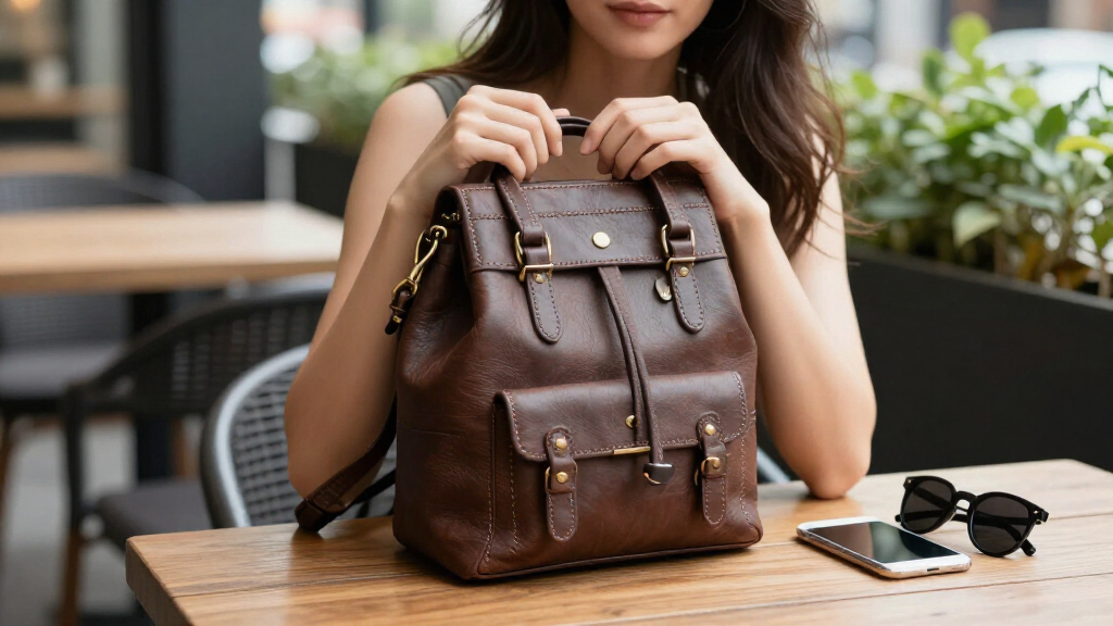 best leather backpack purses for women