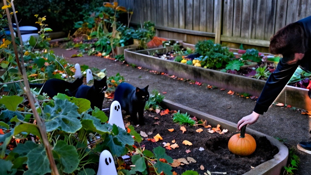 Halloween garden stakes