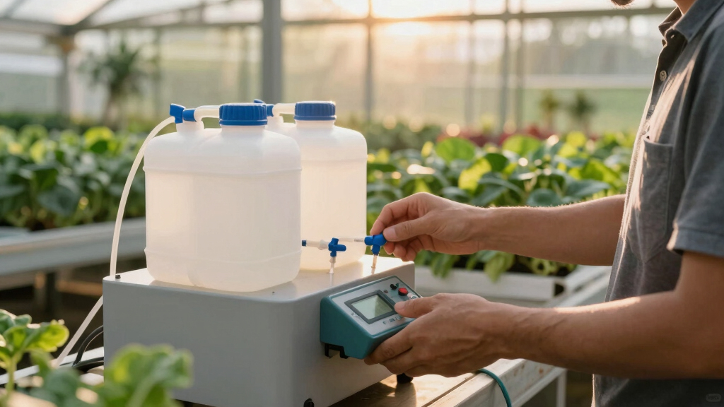 hydroponic nutrient dosing systems automated