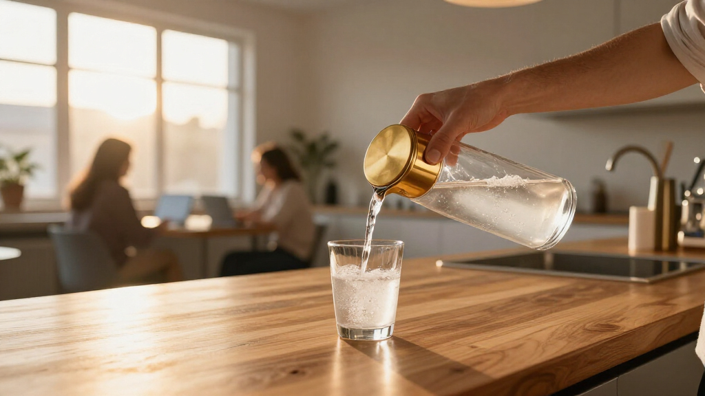 Premium seltzer maker for shared spaces