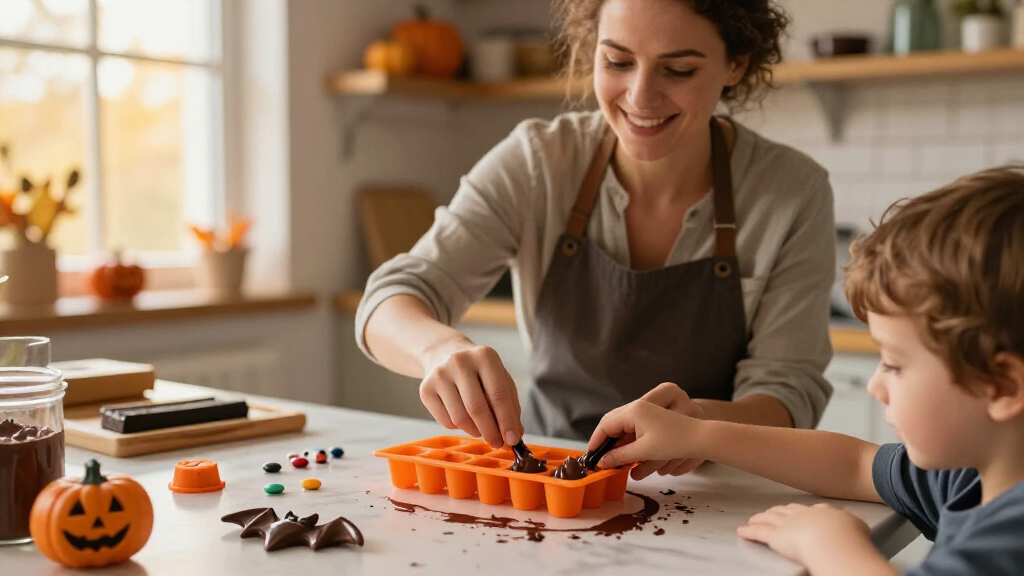 Halloween candy molds
