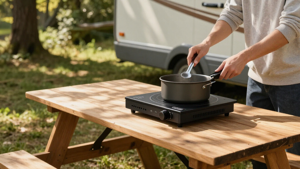 portable induction cooktop for rv