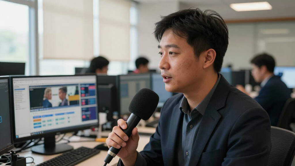 newsroom microphones