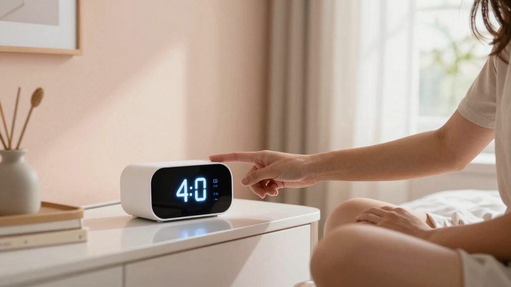 smart wake-up light alarm clock