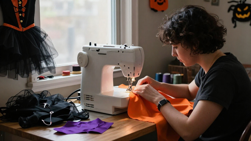 Halloween costume sewing machines