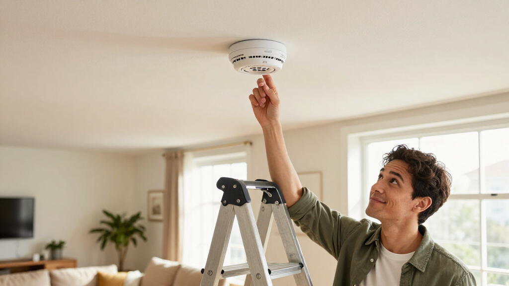 smoke detector 10year battery