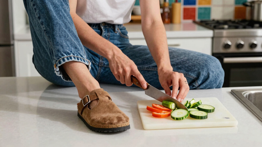 best baggy jeans and Birkenstocks