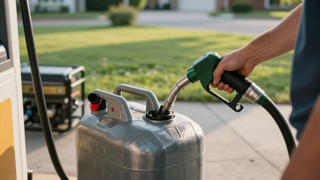 portable fuel caddies for generators
