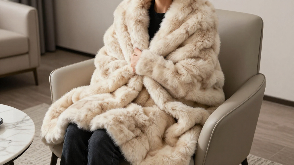 best luxury faux fur throw blanket
