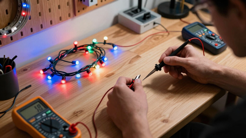 patriotic LED string lights