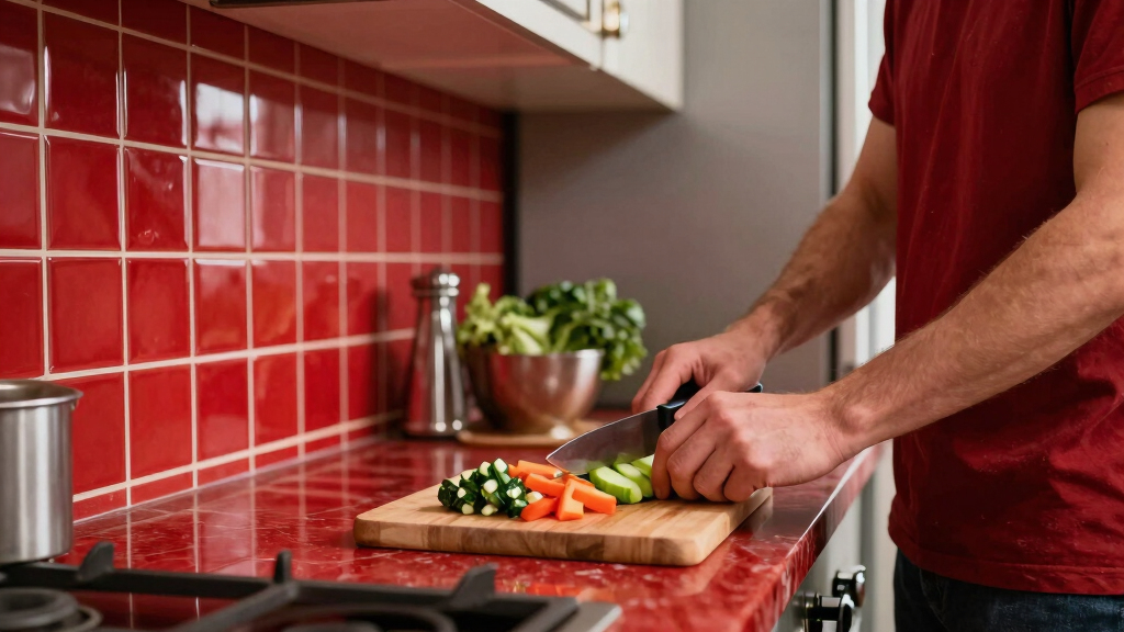 best red kitchen decor