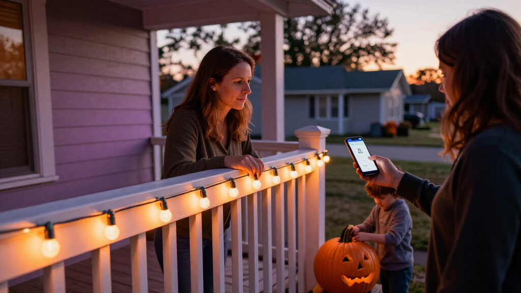 smart Halloween lights