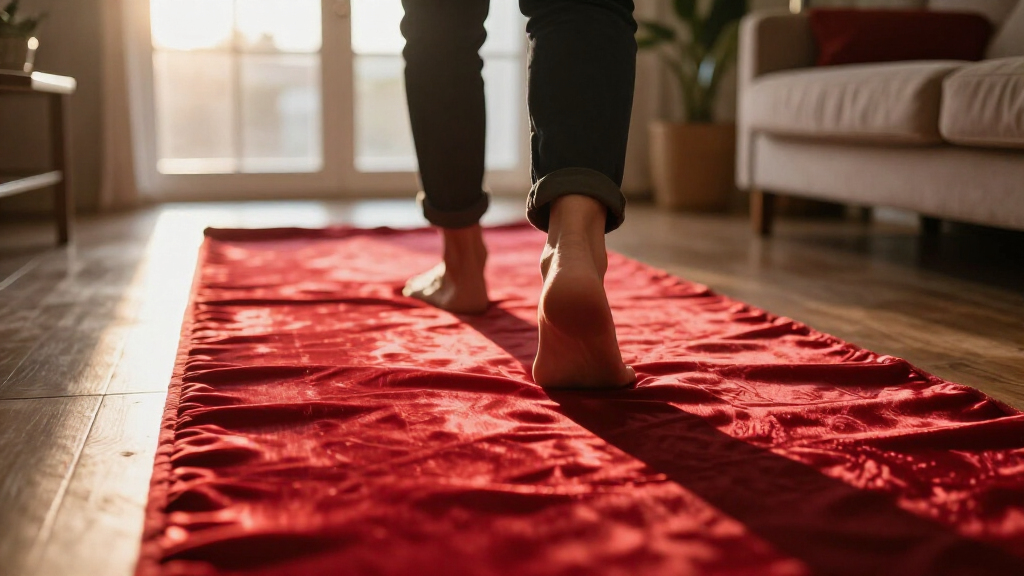 yilong red silk runner carpet