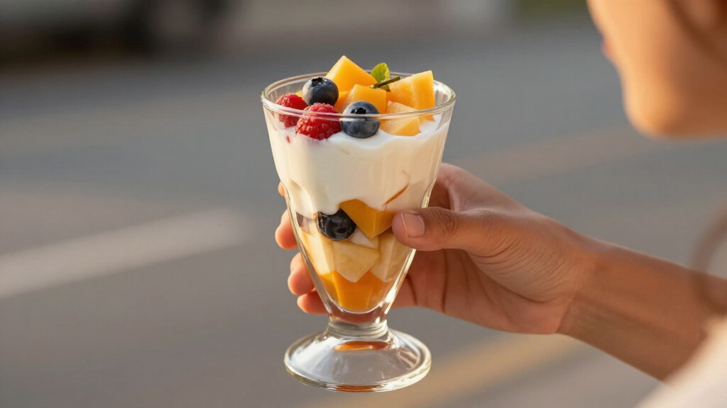 dessert cups and parfait glasses