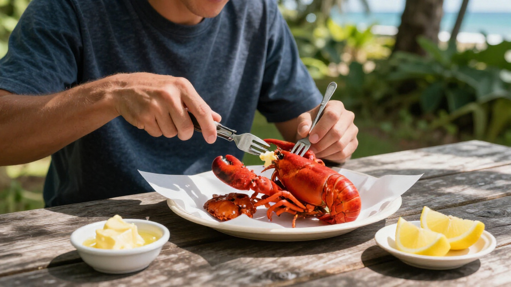 lobster cracker kit with butter forks