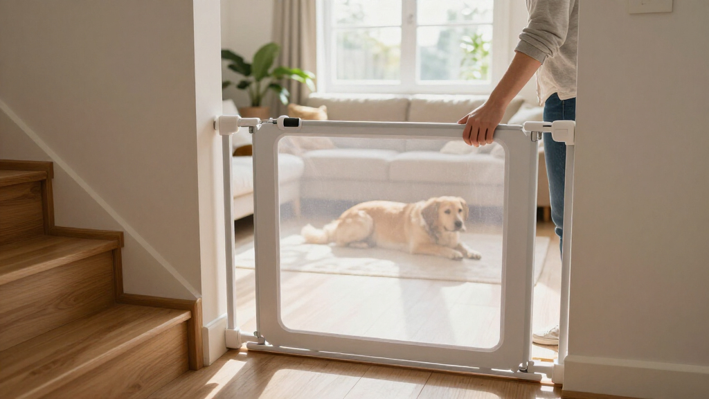 best retractable pet gate for stairs