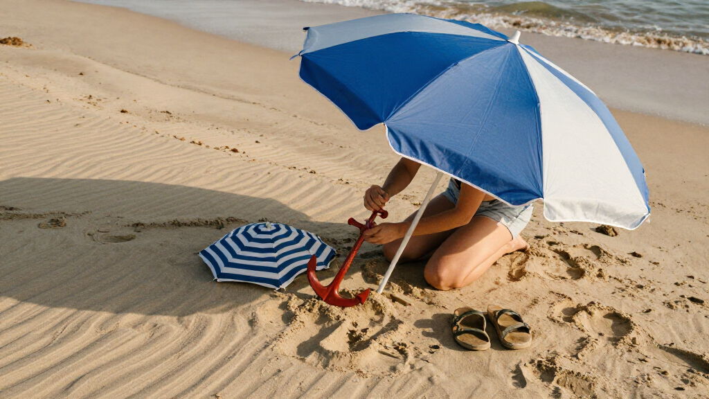 beach umbrella anchor