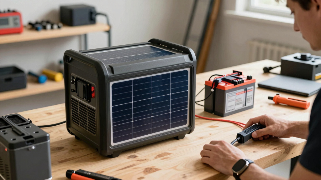 solar-powered backup generators
