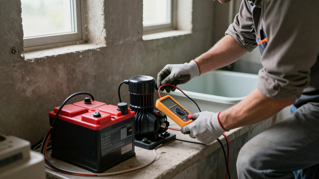 sump pump battery backup system