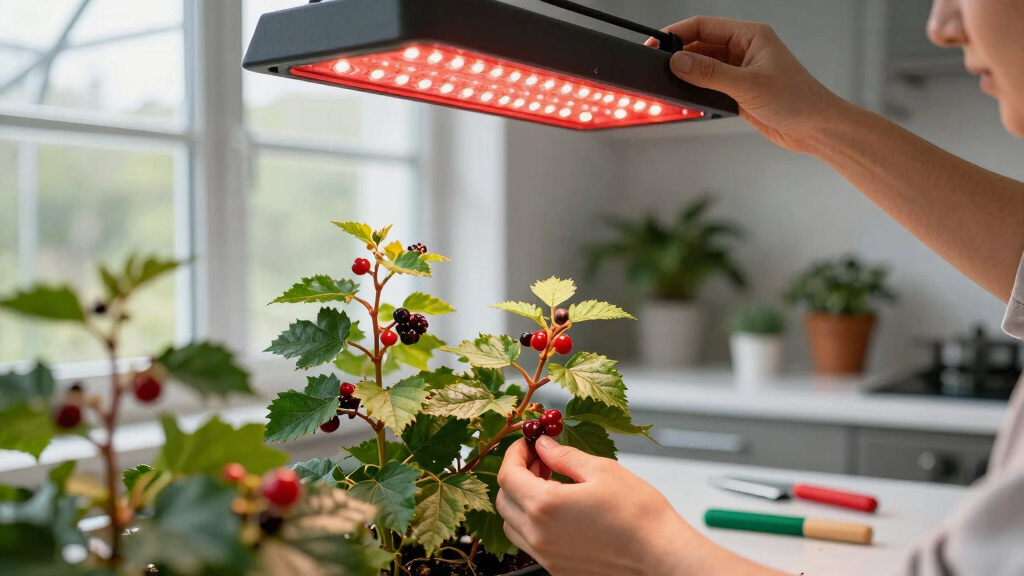 best led grow light for indoor berry plants