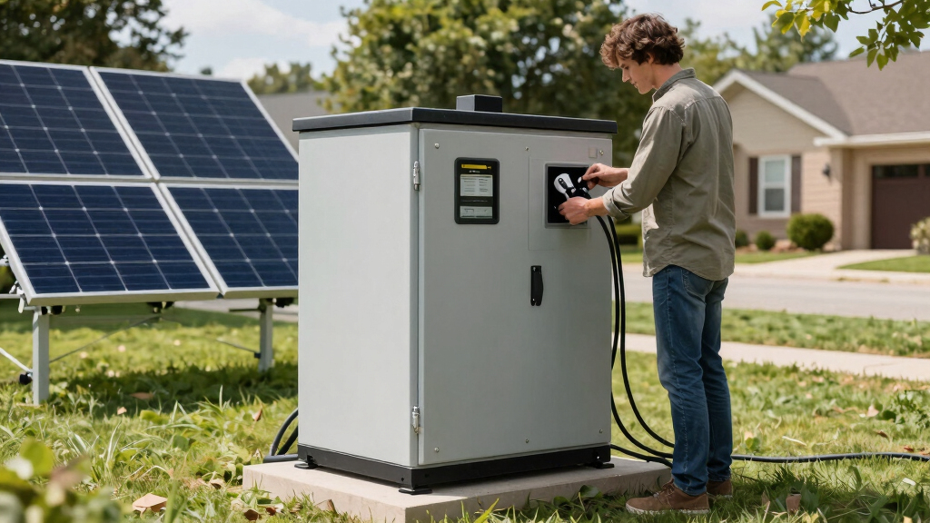 solar backup power stations
