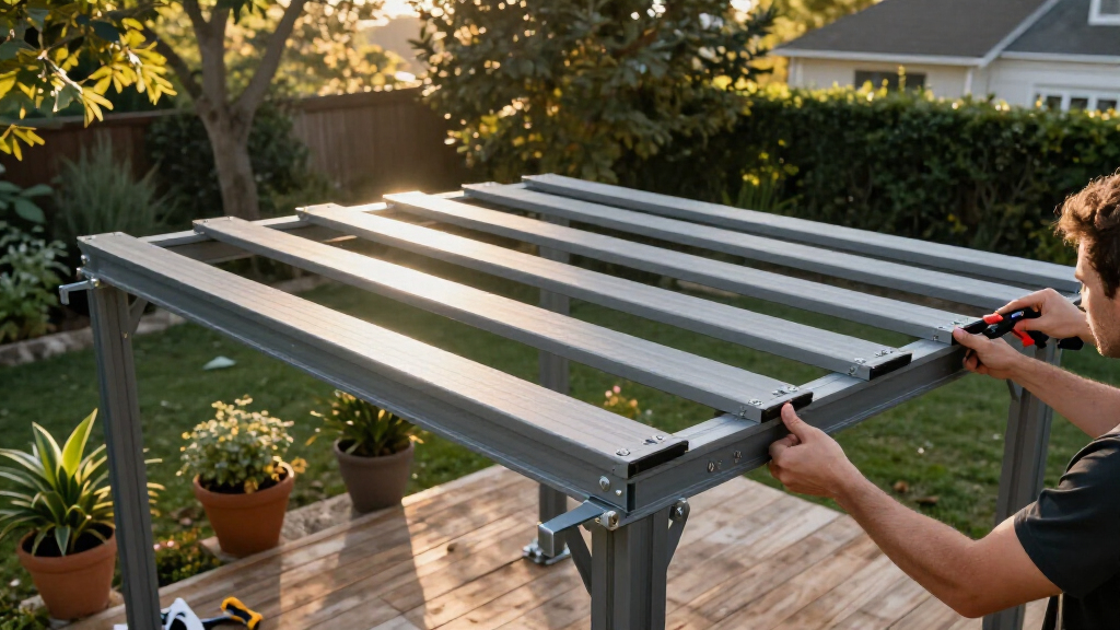 pergola kits aluminum
