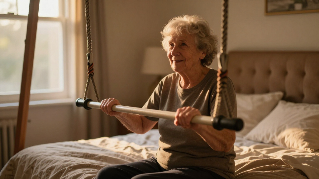 best hospital beds with trapeze bars for home care