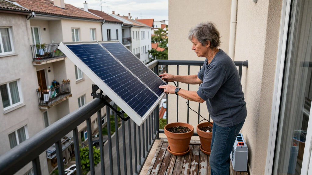 balcony solar panel systems