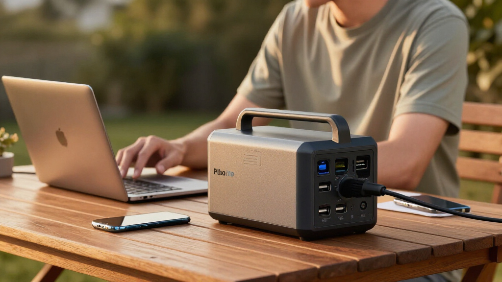 portable power station for mobile offices