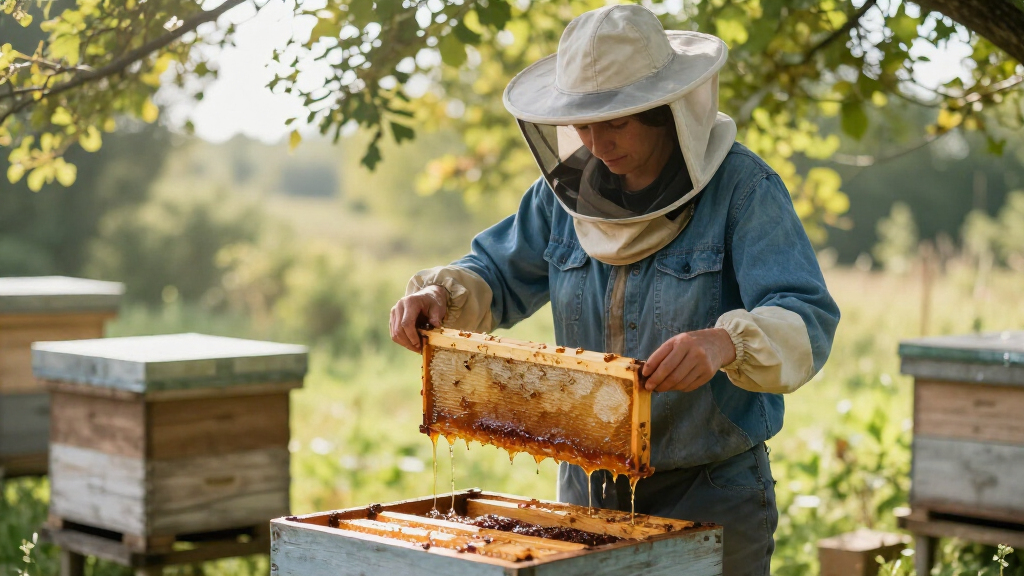 honey extractor manual2 frame