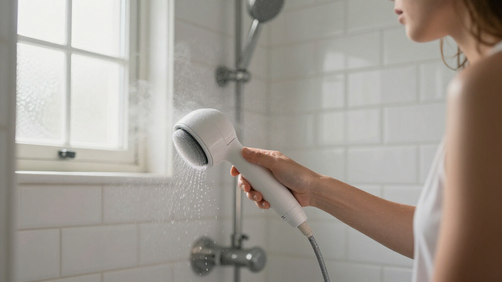 electric body scrubber for shower