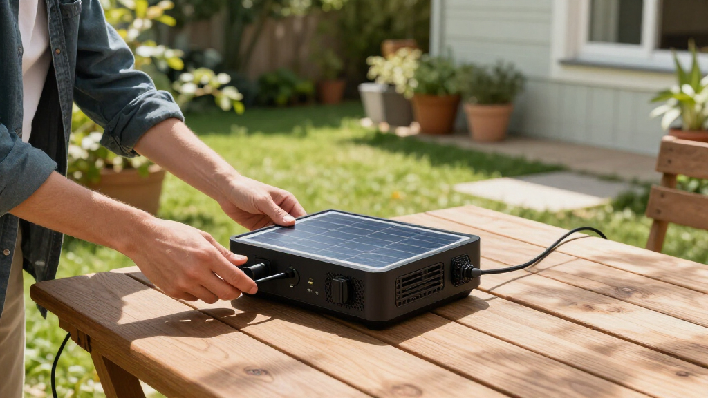 solar-powered backup power stations