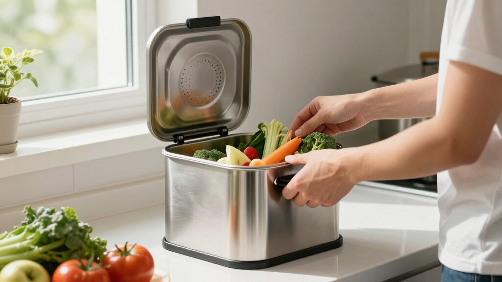 best kitchen compost bin with odor control