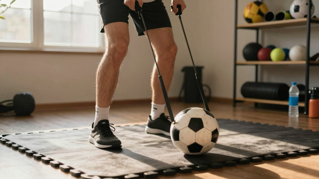 home gym equipment for soccer fans