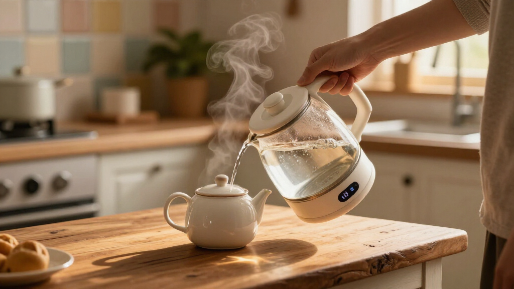 electric kettle with temperature control