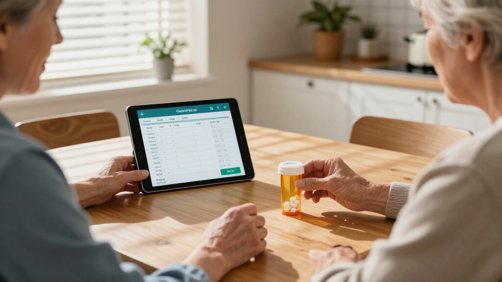 premium pill dispenser with caregiver app