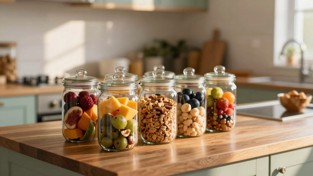 student-friendly snack jars