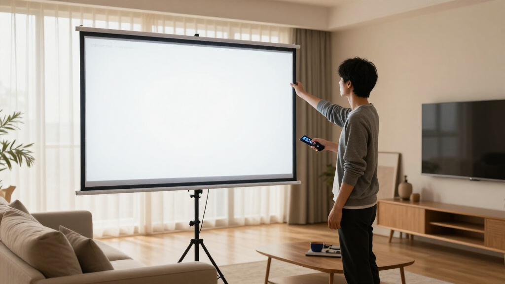 motorized projector screen 120 inch