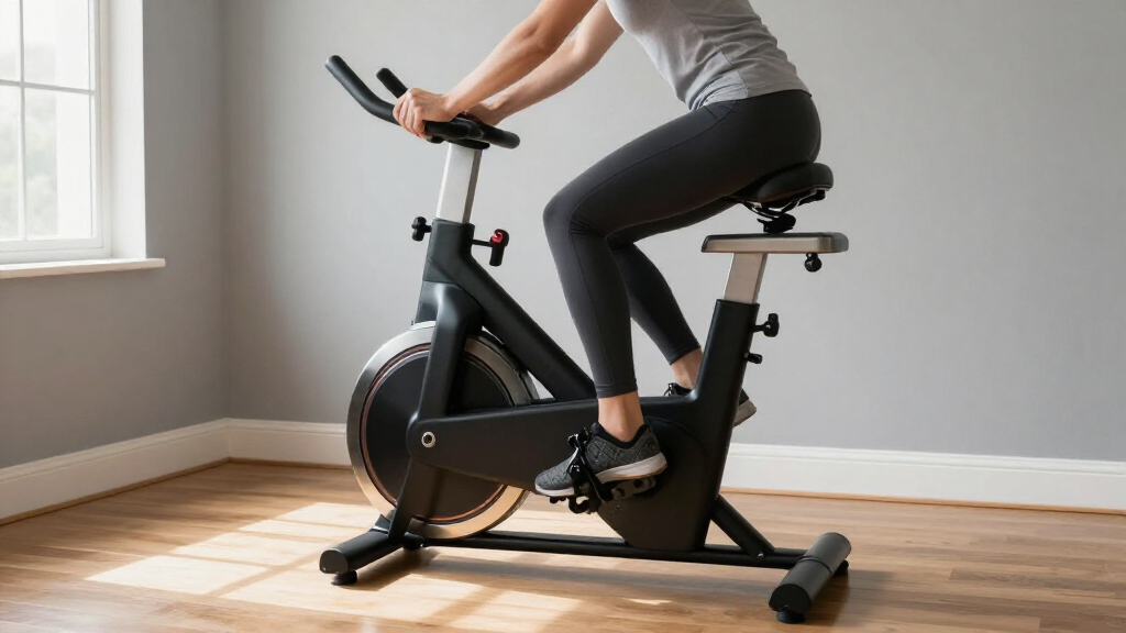 upright exercise bike magnetic resistance premium