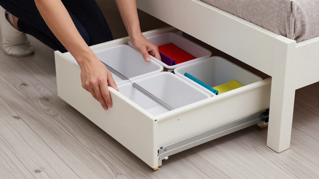 best under-bed storage systems for small bedrooms