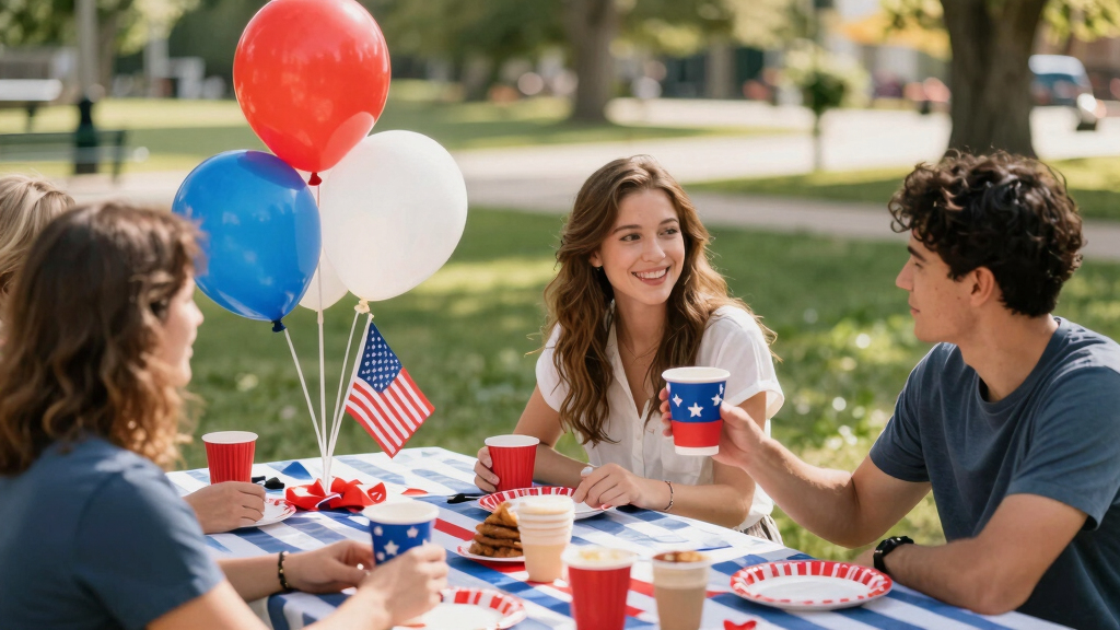 patriotic outdoor party supplies