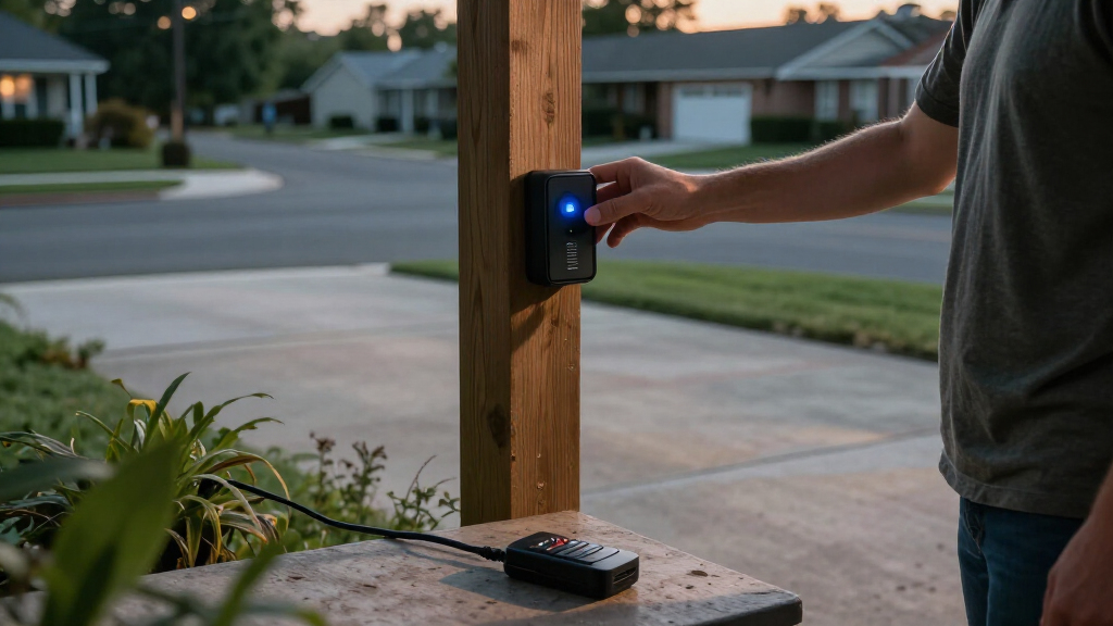 best driveway alarm system with long range receiver