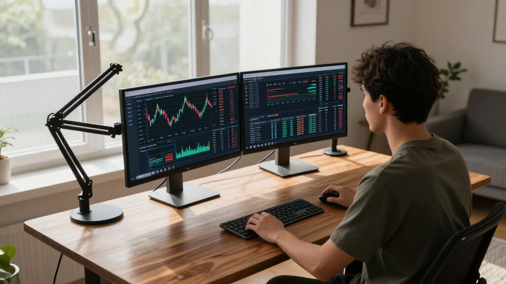 best standing desk for dual 32 inch monitors