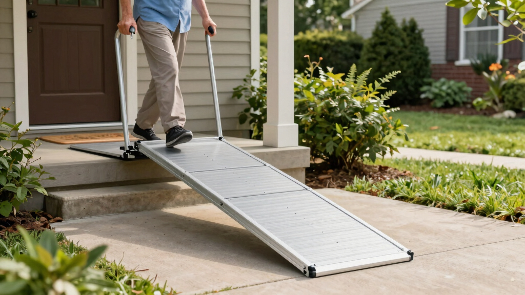 aluminum wheelchair ramps modular outdoor
