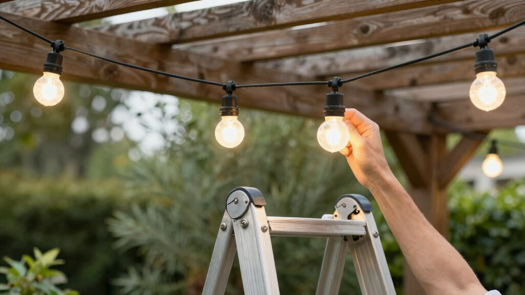 outdoor string lights